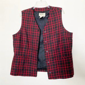 Eddie Bauer Wool Vest Size XL